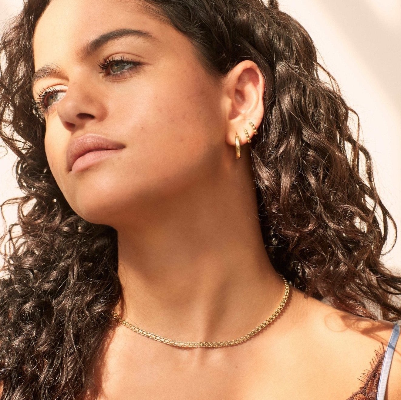 Bixby and co Huggies in gold