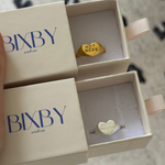 Gold 'HOT MESS' ring in a Bixby and co box