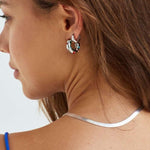 Bixby and Co sterling silver herringbone necklace