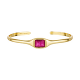 Camille Bangle - Pink Jade