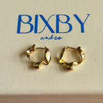 14 Gold vermeil Nyborg Hoops on Bixby packaging
