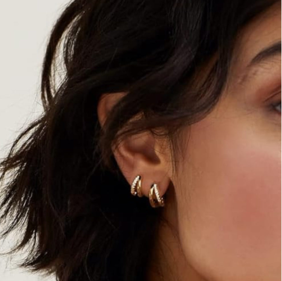 Earring stacks and hoops 