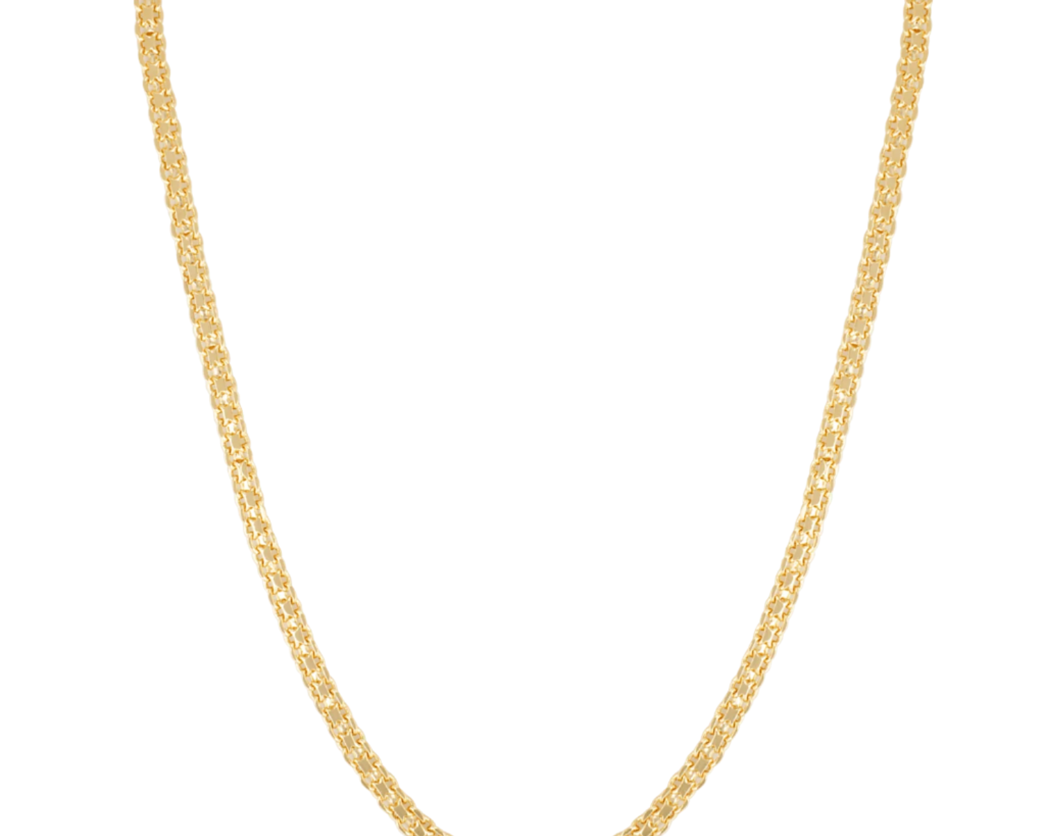 Beautiful 18k gold link necklace 