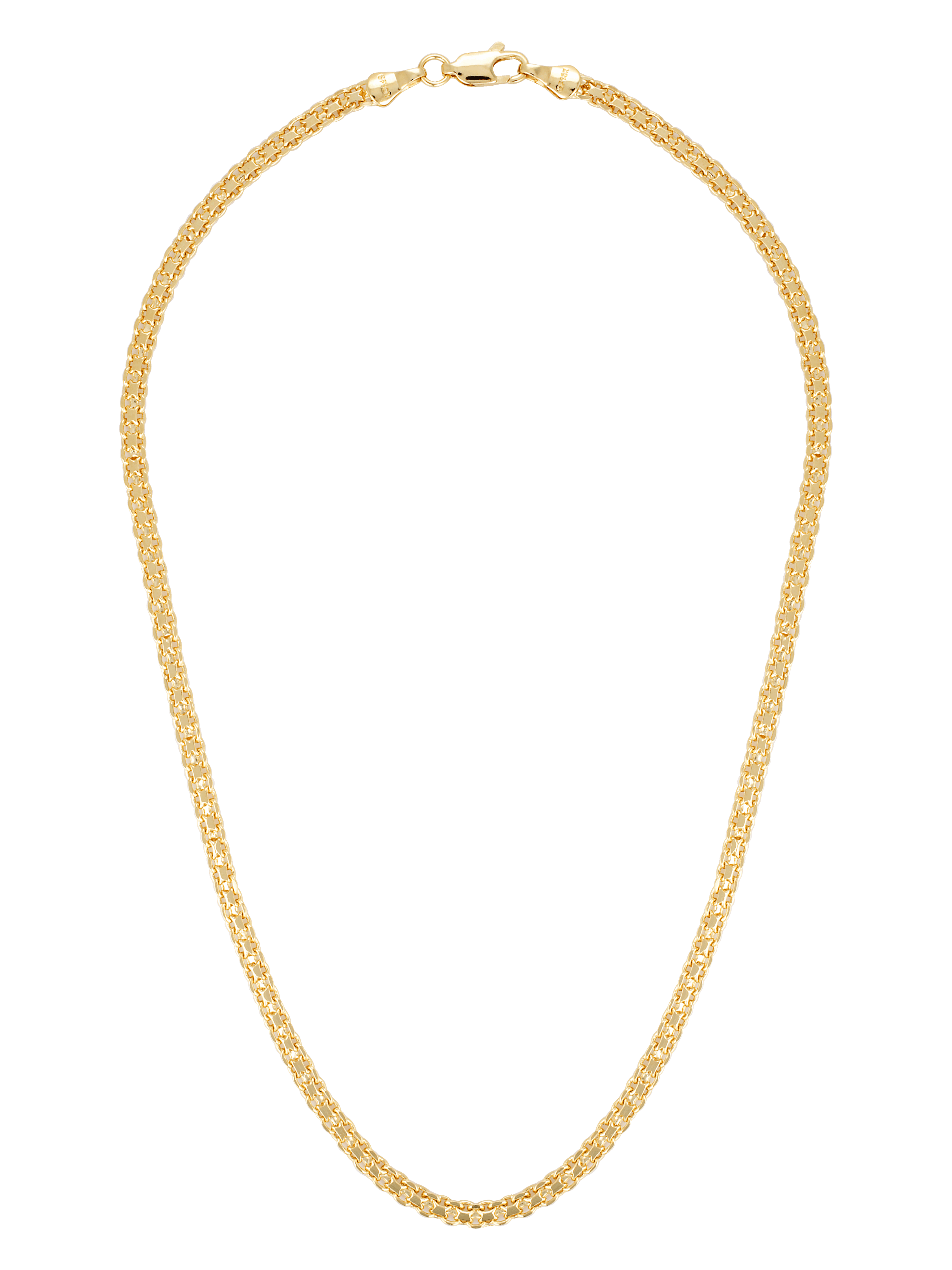 Beautiful 18k gold link necklace 