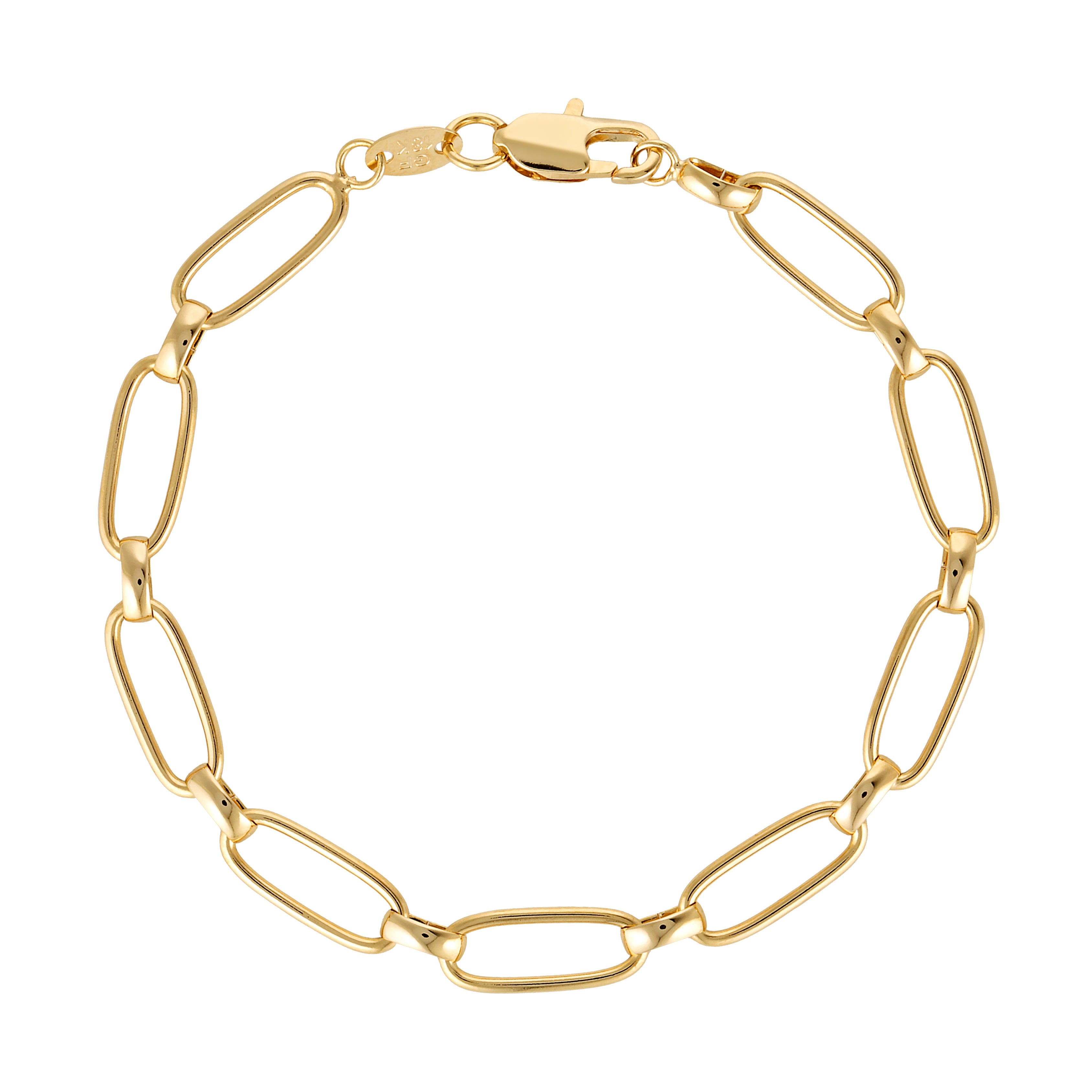 18k Gold filled large link Hartley bracelet 