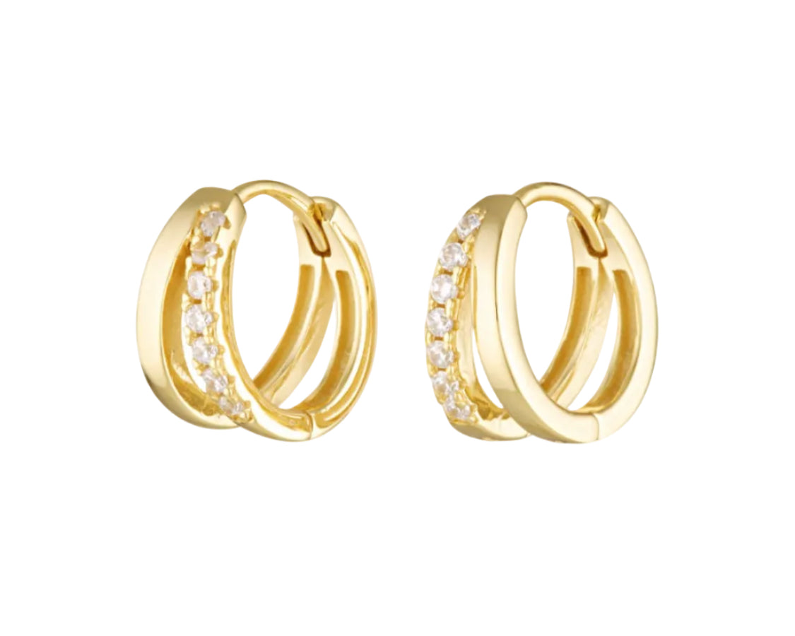 June Huggies in 14k Gold Vermeil