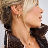 Gold vermeil stud earrings 