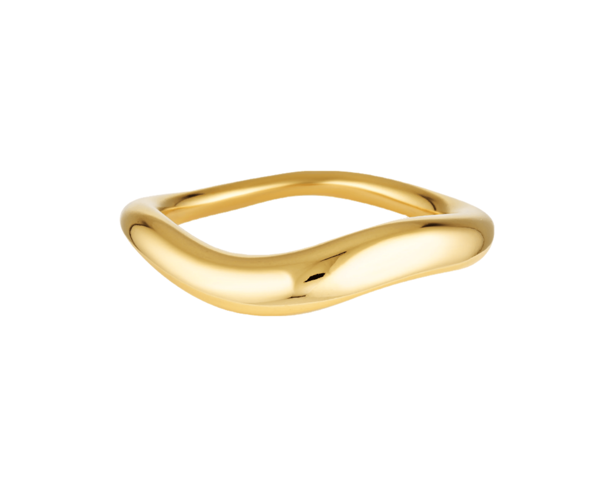 Wavy Groove ring in 14k Gold Fill 