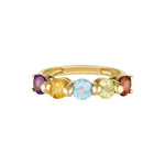 Betty Ring in 9k gold and coloured gems 
