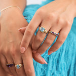 Legacy Collection solid 9ct gold vintage rings 