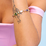 Multicoloured Gemstone bracelet 