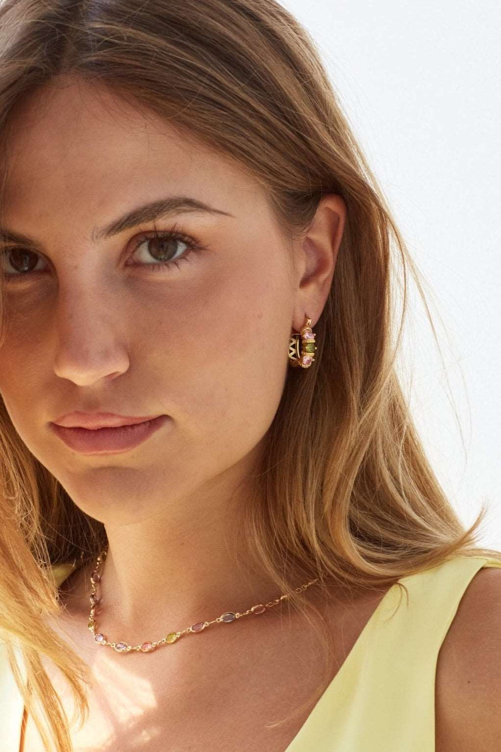 18k gold fill hoops Bixby and Co jewellery 