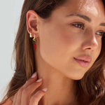 Bixby and Co red earring drop 