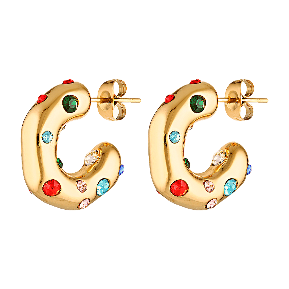 Oscar de la 2025 renta hoop earrings