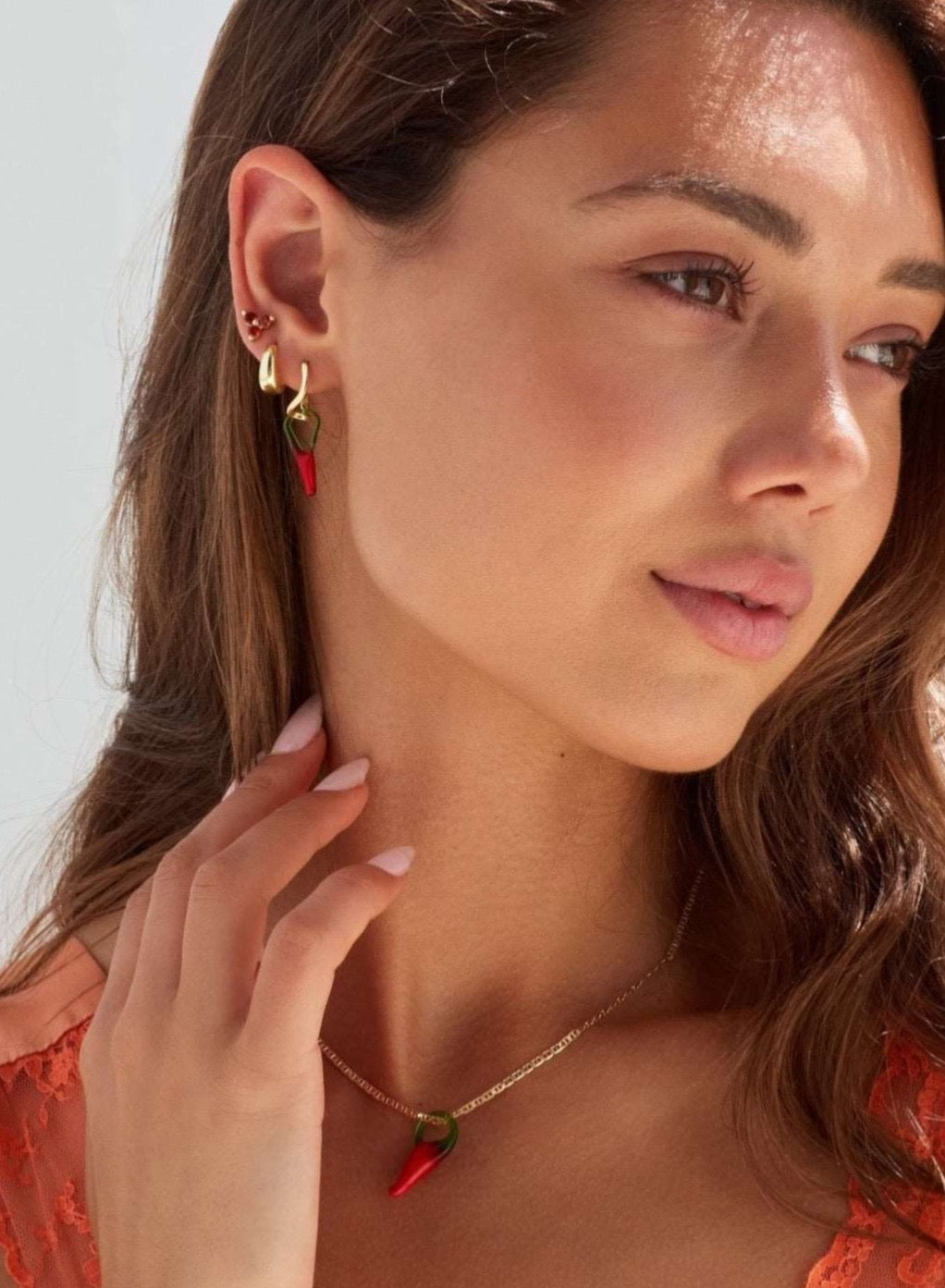 Bixby and Co chilli earrings 