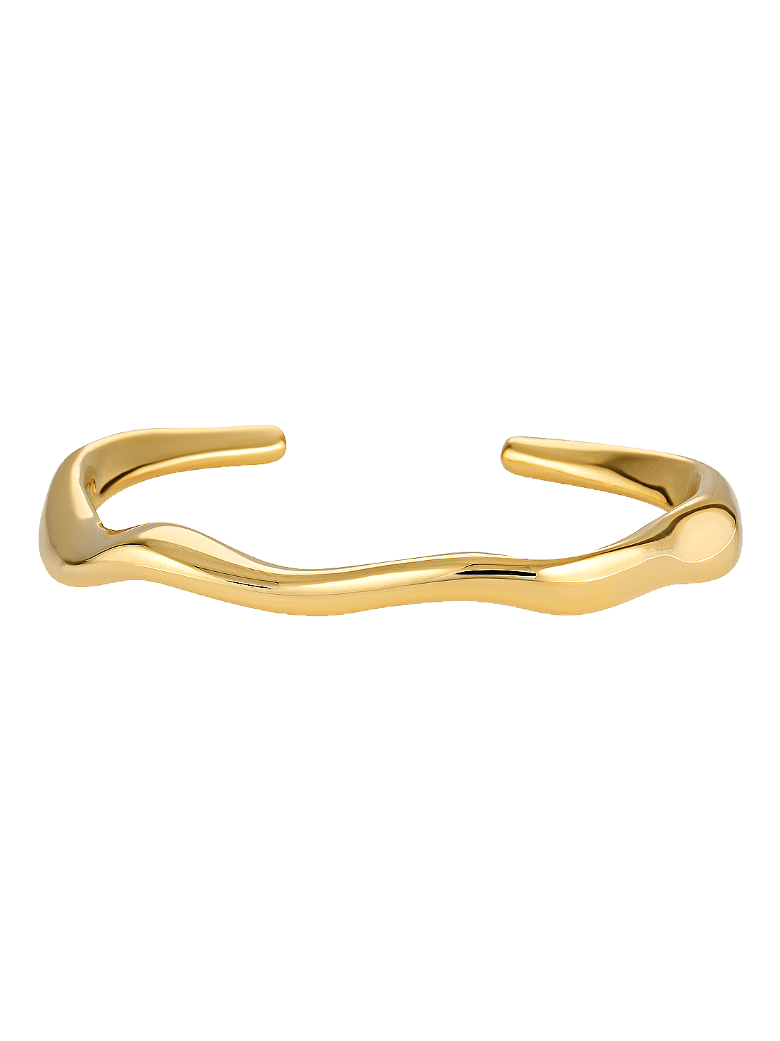 gold filled arc bangle