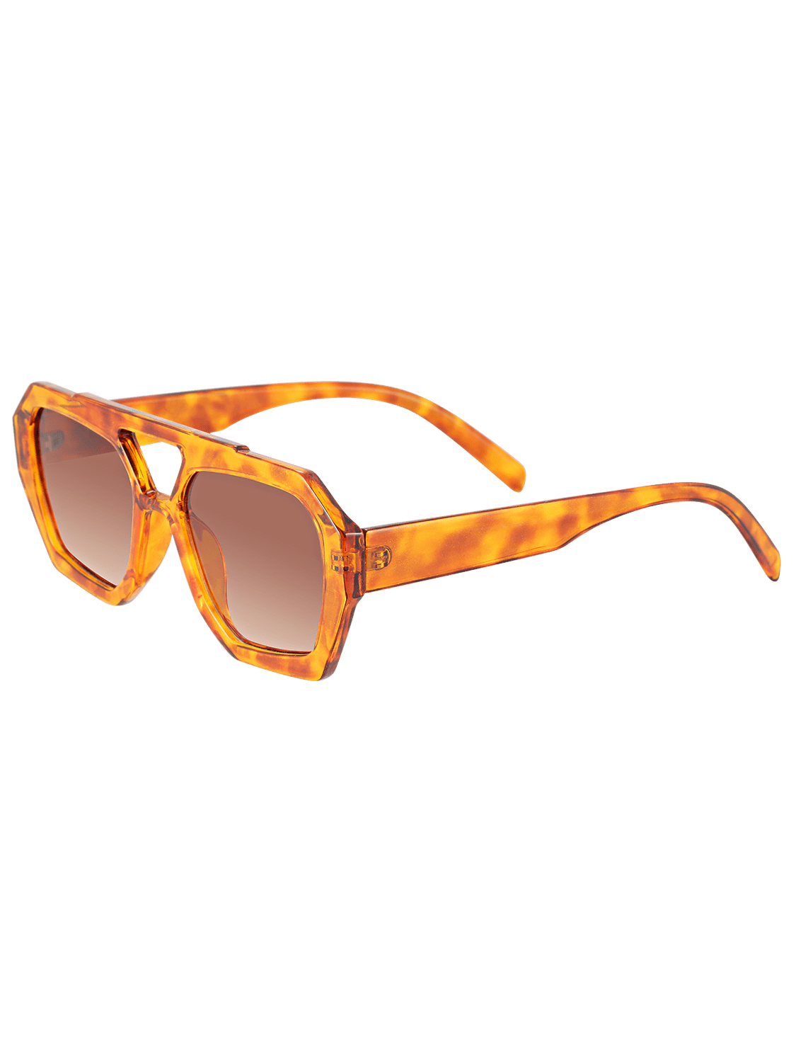 Retro 90’s style orange sunglasses