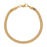 gold filled snake bracelet