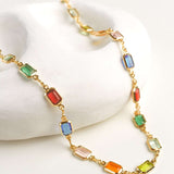 Rainbow  necklace Rio colours 