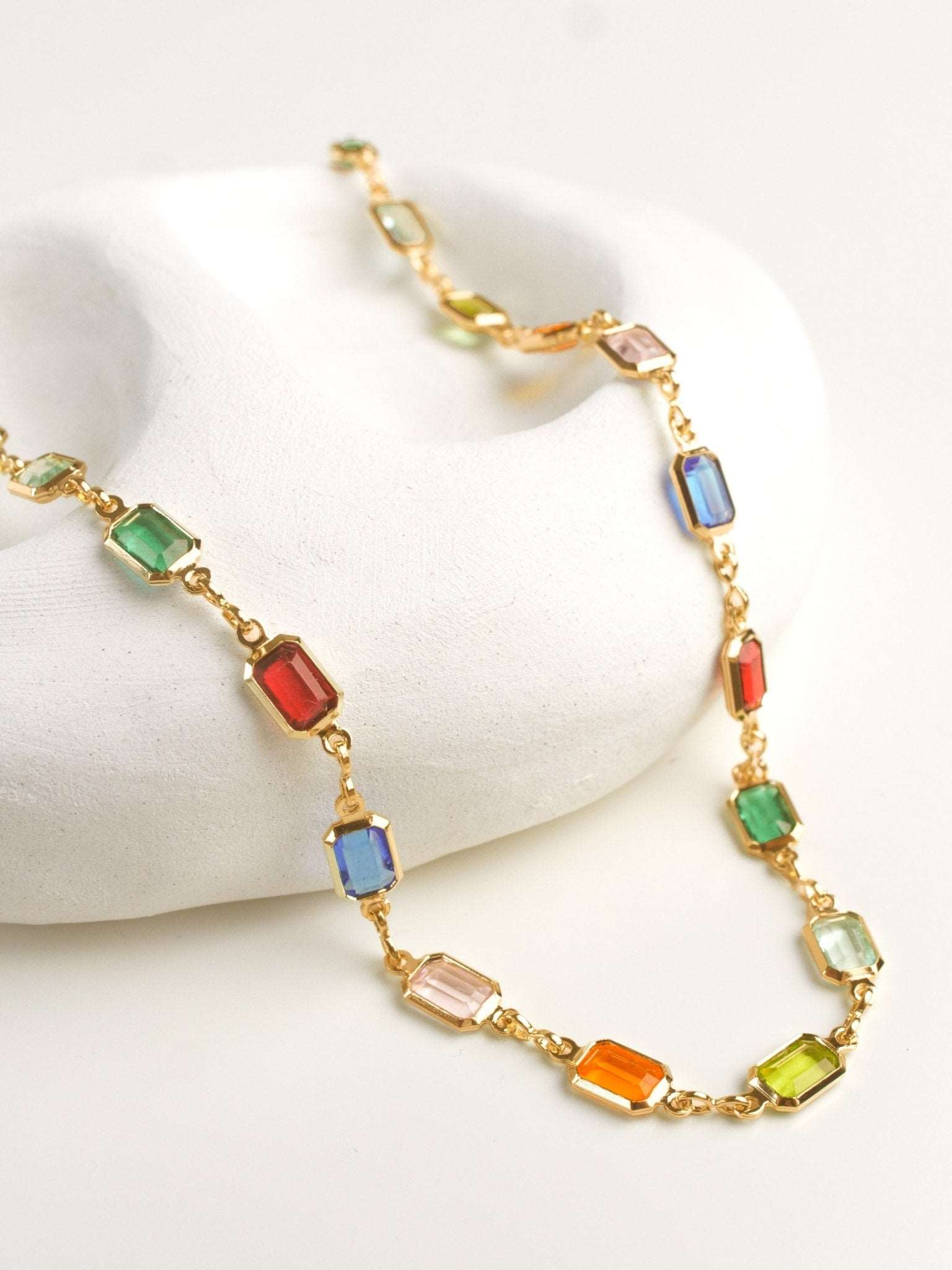 Rainbow  necklace Rio colours 